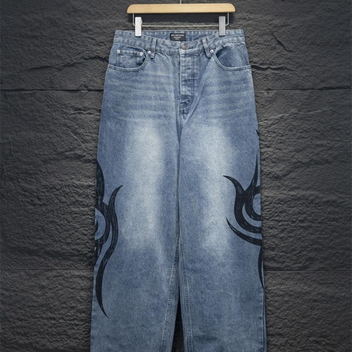 Replica Balenciaga Jeans For Men #1259491 $88.00 USD for Wholesale