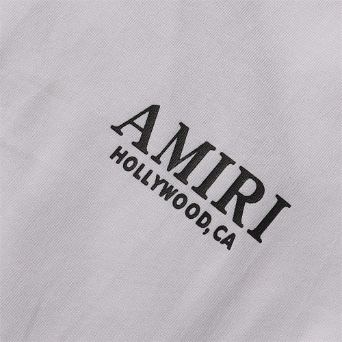 Replica Amiri T-Shirts Short Sleeved For Unisex #1259512 $32.00 USD for Wholesale