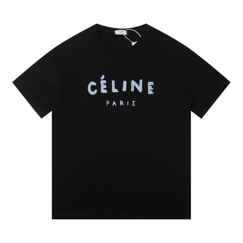 Replica Celine T-Shirts Short Sleeved For Unisex #1259546, $34.00 USD, [ITEM#1259546], Replica Celine T-Shirts outlet from China