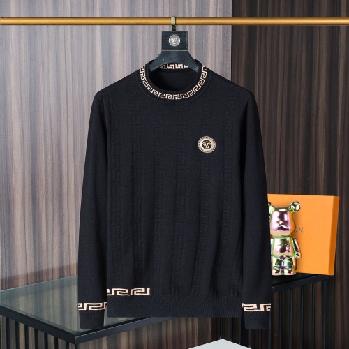 Replica Versace Sweaters Long Sleeved For Men #1259662, $45.00 USD, [ITEM#1259662], Replica Versace Sweaters outlet from China