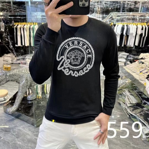 Replica Versace Hoodies Long Sleeved For Men #1259736, $48.00 USD, [ITEM#1259736], Replica Versace Hoodies outlet from China