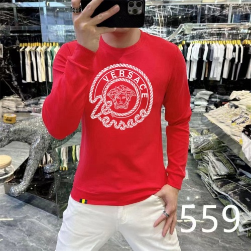 Replica Versace Hoodies Long Sleeved For Men #1259740, $48.00 USD, [ITEM#1259740], Replica Versace Hoodies outlet from China