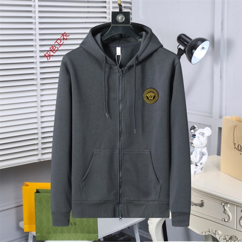 Replica Versace Hoodies Long Sleeved For Men #1259799, $56.00 USD, [ITEM#1259799], Replica Versace Hoodies outlet from China