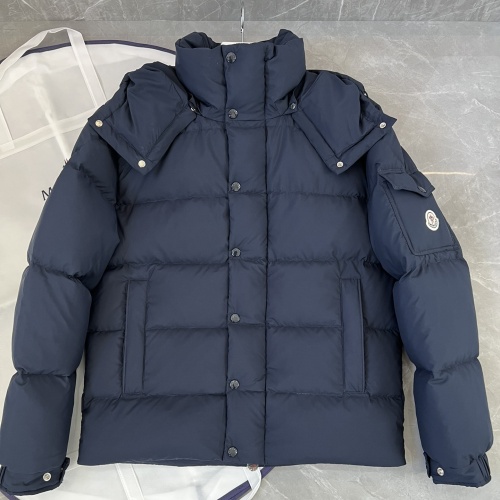 Replica Moncler Down Feather Coat Long Sleeved For Men #1259958, $172.00 USD, [ITEM#1259958], Replica Moncler Down Feather Coat outlet from China