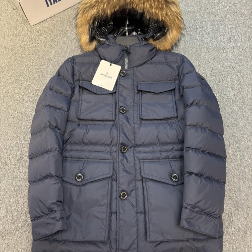 Replica Moncler Down Feather Coat Long Sleeved For Men #1259959, $235.00 USD, [ITEM#1259959], Replica Moncler Down Feather Coat outlet from China