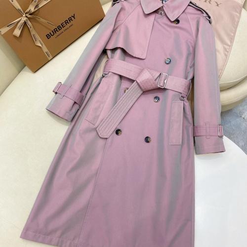 Replica Burberry Trench Coat Long Sleeved For Women #1260026, $202.00 USD, [ITEM#1260026], Replica Burberry Trench Coat outlet from China