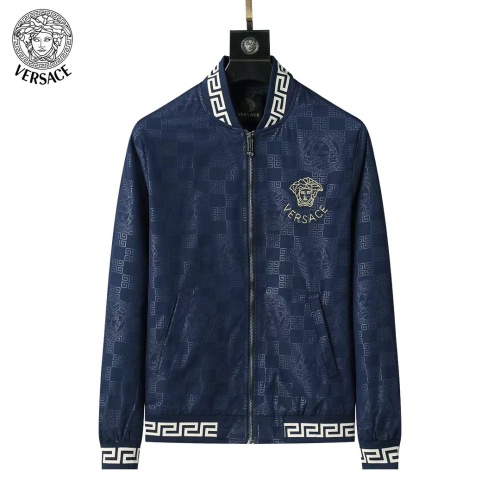 Replica Versace Jackets Long Sleeved For Men #1260076, $52.00 USD, [ITEM#1260076], Replica Versace Jackets outlet from China