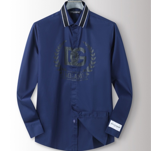 Replica Dolce &amp; Gabbana D&amp;G Shirts Long Sleeved For Men #1260165, $48.00 USD, [ITEM#1260165], Replica Dolce &amp; Gabbana D&amp;G Shirts outlet from China