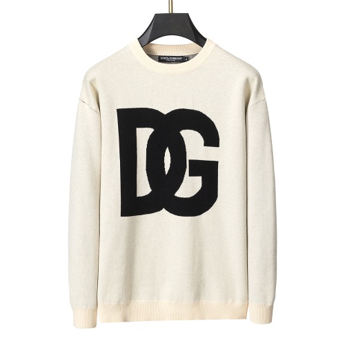 Replica Dolce &amp; Gabbana D&amp;G Sweaters Long Sleeved For Men #1260244, $38.00 USD, [ITEM#1260244], Replica Dolce &amp; Gabbana D&amp;G Sweaters outlet from China