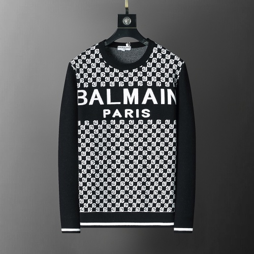 Replica Balmain Sweaters Long Sleeved For Men #1260289, $38.00 USD, [ITEM#1260289], Replica Balmain Sweaters outlet from China