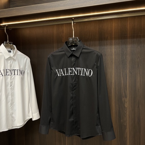 Replica Valentino Shirts Long Sleeved For Men #1260320 $68.00 USD for Wholesale