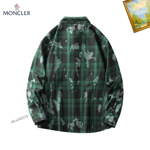 Replica Moncler Shirts Long Sleeved For Men #1260342 $40.00 USD for Wholesale