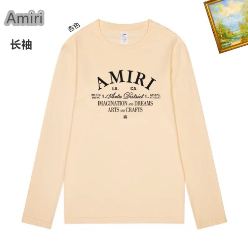 Replica Amiri T-Shirts Long Sleeved For Unisex #1260418, $34.00 USD, [ITEM#1260418], Replica Amiri T-Shirts outlet from China