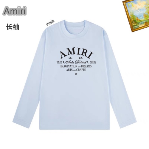 Replica Amiri T-Shirts Long Sleeved For Unisex #1260419, $34.00 USD, [ITEM#1260419], Replica Amiri T-Shirts outlet from China