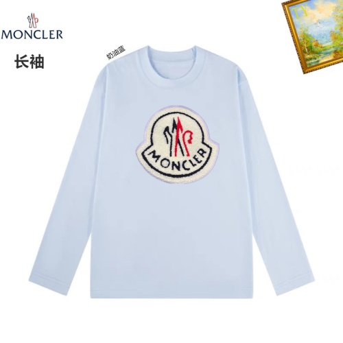 Replica Moncler T-Shirts Long Sleeved For Unisex #1260431, $34.00 USD, [ITEM#1260431], Replica Moncler T-Shirts outlet from China