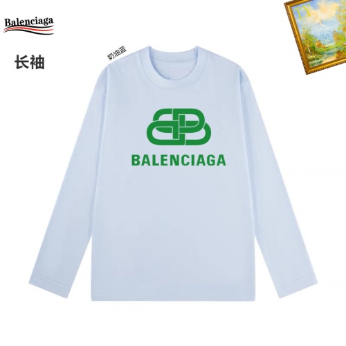 Replica Balenciaga T-Shirts Long Sleeved For Unisex #1260435, $34.00 USD, [ITEM#1260435], Replica Balenciaga T-Shirts outlet from China