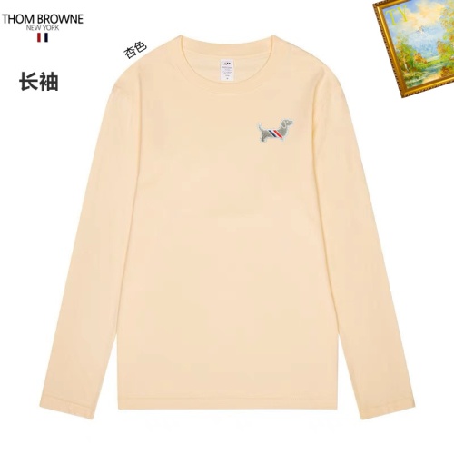 Replica Thom Browne TB T-Shirts Long Sleeved For Unisex #1260446, $34.00 USD, [ITEM#1260446], Replica Thom Browne TB T-Shirts outlet from China