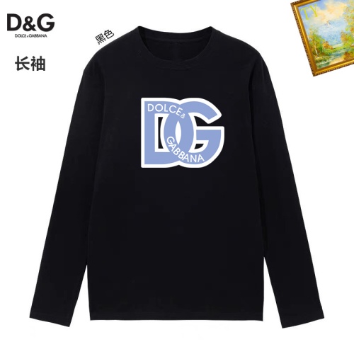 Replica Dolce &amp; Gabbana D&amp;G T-Shirts Long Sleeved For Unisex #1260469, $34.00 USD, [ITEM#1260469], Replica Dolce &amp; Gabbana D&amp;G T-Shirts outlet from China