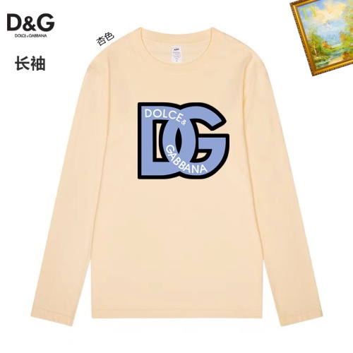 Replica Dolce &amp; Gabbana D&amp;G T-Shirts Long Sleeved For Unisex #1260470, $34.00 USD, [ITEM#1260470], Replica Dolce &amp; Gabbana D&amp;G T-Shirts outlet from China