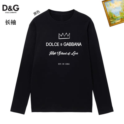 Replica Dolce &amp; Gabbana D&amp;G T-Shirts Long Sleeved For Unisex #1260486, $34.00 USD, [ITEM#1260486], Replica Dolce &amp; Gabbana D&amp;G T-Shirts outlet from China