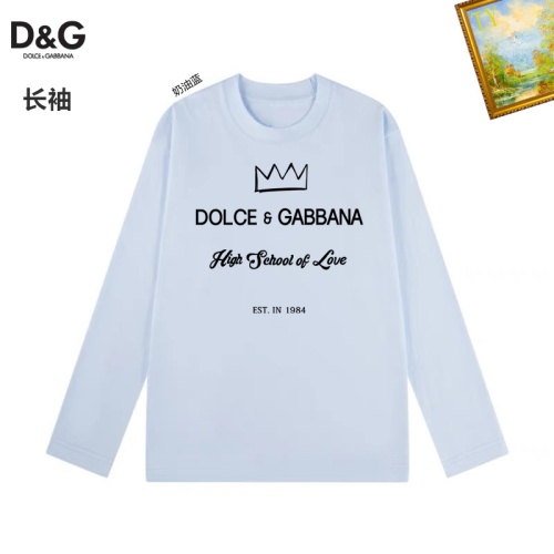 Replica Dolce &amp; Gabbana D&amp;G T-Shirts Long Sleeved For Unisex #1260488, $34.00 USD, [ITEM#1260488], Replica Dolce &amp; Gabbana D&amp;G T-Shirts outlet from China