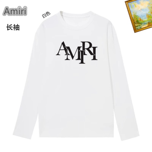 Replica Amiri T-Shirts Long Sleeved For Unisex #1260489, $34.00 USD, [ITEM#1260489], Replica Amiri T-Shirts outlet from China