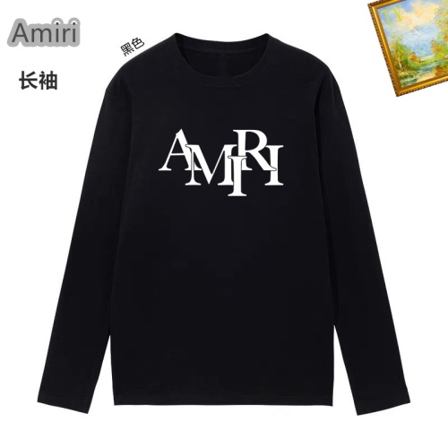 Replica Amiri T-Shirts Long Sleeved For Unisex #1260490, $34.00 USD, [ITEM#1260490], Replica Amiri T-Shirts outlet from China