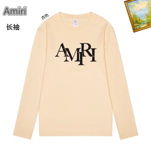 Replica Amiri T-Shirts Long Sleeved For Unisex #1260491, $34.00 USD, [ITEM#1260491], Replica Amiri T-Shirts outlet from China