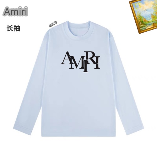 Replica Amiri T-Shirts Long Sleeved For Unisex #1260492, $34.00 USD, [ITEM#1260492], Replica Amiri T-Shirts outlet from China