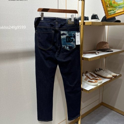 Replica Dolce & Gabbana D&G Jeans For Men #1260653 $48.00 USD for Wholesale