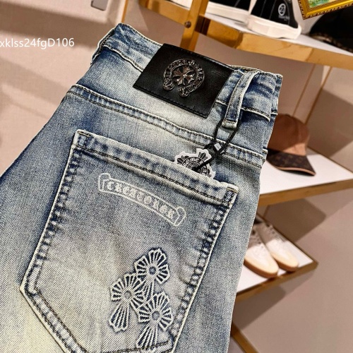 Replica Chrome Hearts Jeans For Men #1260657, $48.00 USD, [ITEM#1260657], Replica Chrome Hearts Jeans outlet from China