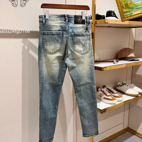 Replica Chrome Hearts Jeans For Men #1260657 $48.00 USD for Wholesale