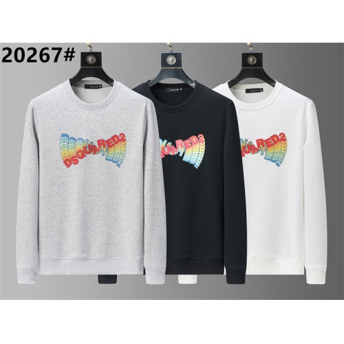 Replica Dsquared Hoodies Long Sleeved For Men #1260721 $36.00 USD for Wholesale