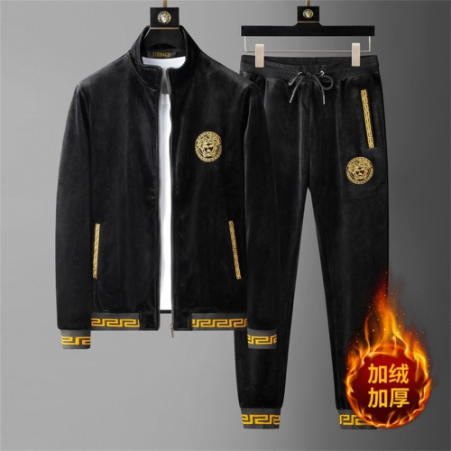 Replica Versace Tracksuits Long Sleeved For Men #1260758, $98.00 USD, [ITEM#1260758], Replica Versace Tracksuits outlet from China