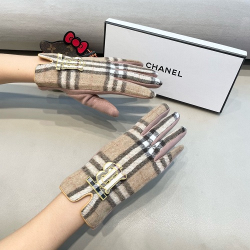 Replica Burberry Gloves #1260779 $40.00 USD for Wholesale