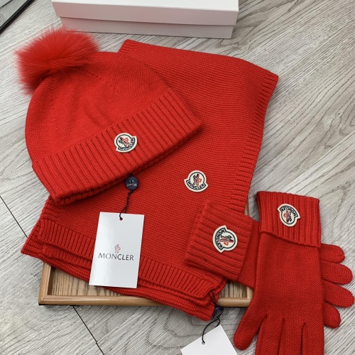 Replica Moncler Hat and Scarf and Glove Set #1260894, $76.00 USD, [ITEM#1260894], Replica Moncler Hat and Scarf and Glove Set outlet from China