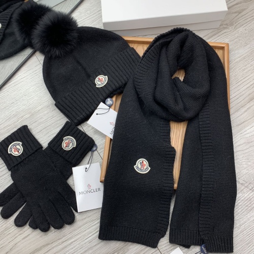 Replica Moncler Hat and Scarf and Glove Set #1260895 $76.00 USD for Wholesale