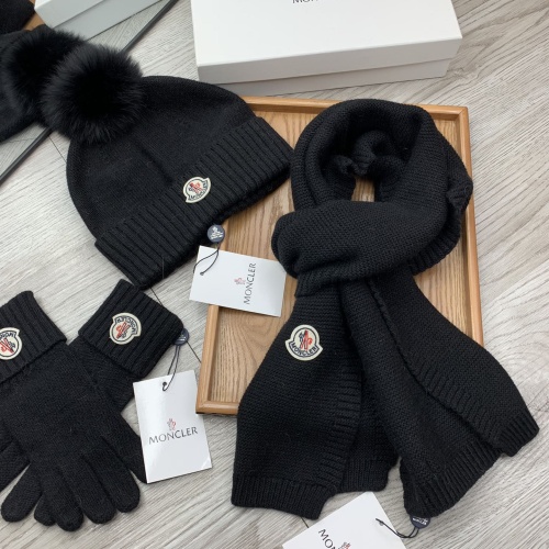 Replica Moncler Hat and Scarf and Glove Set #1260895 $76.00 USD for Wholesale