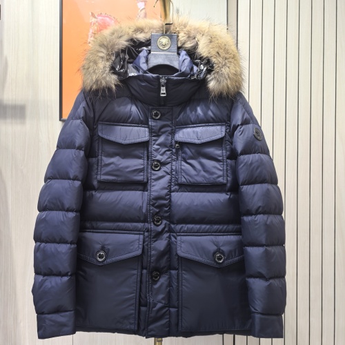 Replica Moncler Down Feather Coat Long Sleeved For Men #1260955, $235.00 USD, [ITEM#1260955], Replica Moncler Down Feather Coat outlet from China