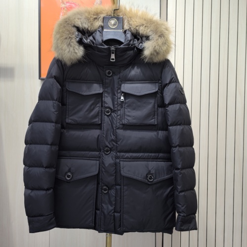 Replica Moncler Down Feather Coat Long Sleeved For Men #1260956, $235.00 USD, [ITEM#1260956], Replica Moncler Down Feather Coat outlet from China