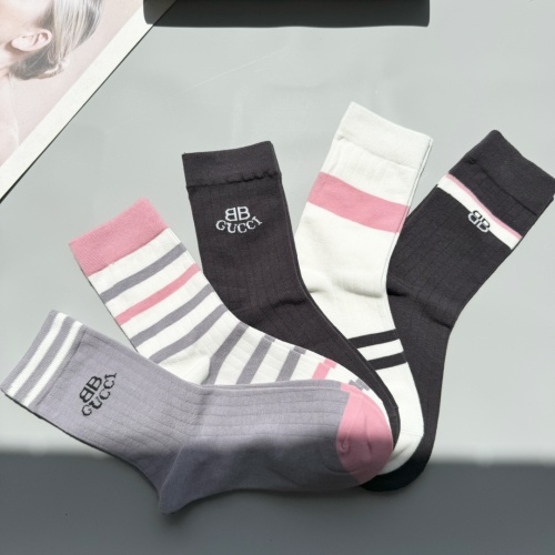 Replica Balenciaga Socks #1261067 $27.00 USD for Wholesale