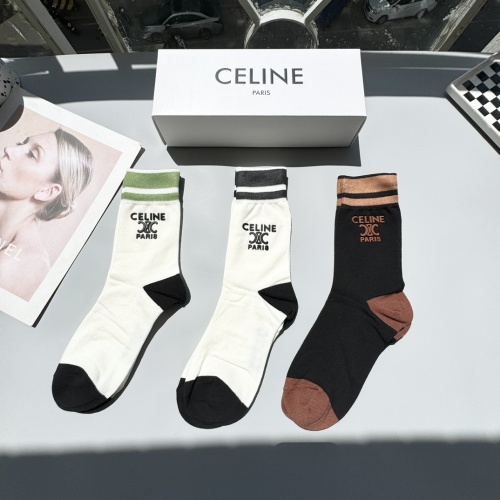 Replica Celine Socks #1261080 $29.00 USD for Wholesale