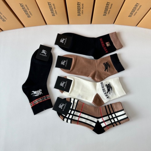 Replica Burberry Socks #1261089 $25.00 USD for Wholesale