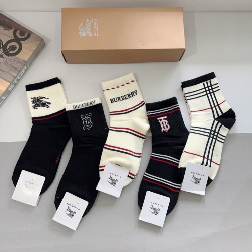 Replica Burberry Socks #1261215 $25.00 USD for Wholesale