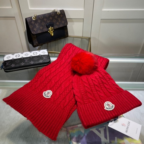 Replica Moncler Hat and Scarf Set #1261301, $48.00 USD, [ITEM#1261301], Replica Moncler Hat and Scarf and Glove Set outlet from China