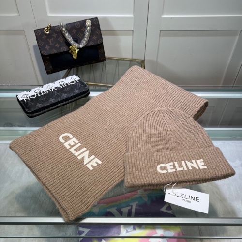 Replica Celine Hat and Scarf Set #1261311, $48.00 USD, [ITEM#1261311], Replica Celine Hat and Scarf and Glove Set outlet from China