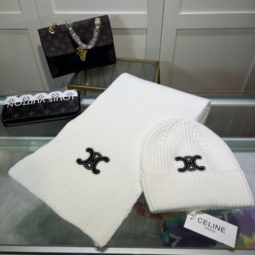 Replica Celine Hat and Scarf Set #1261317, $48.00 USD, [ITEM#1261317], Replica Celine Hat and Scarf and Glove Set outlet from China