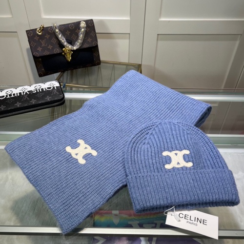 Replica Celine Hat and Scarf Set #1261319, $48.00 USD, [ITEM#1261319], Replica Celine Hat and Scarf and Glove Set outlet from China