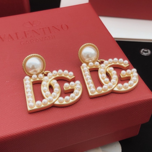 Replica Dolce & Gabbana D&G Earrings For Women #1261420 $32.00 USD for Wholesale