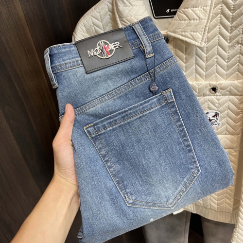 Replica Moncler Jeans For Men #1261507, $88.00 USD, [ITEM#1261507], Replica Moncler Jeans outlet from China